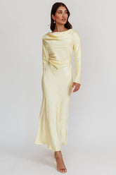 Loveland Cowl Back Midi Dress Butter