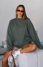 From The Archives Lexi Oversized Sweater Khaki